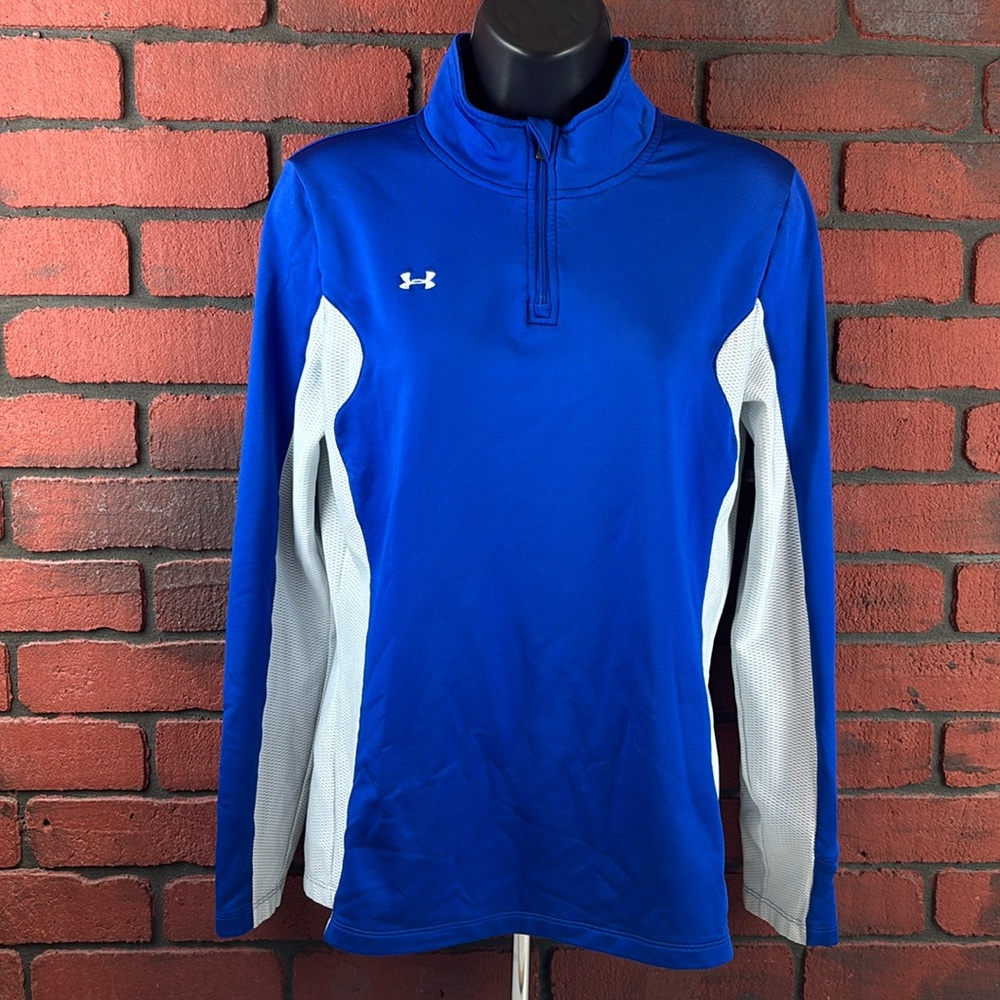 Under Armour Quarter Zip Womens Medium Blue